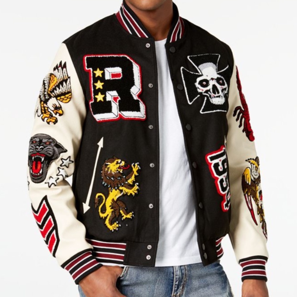 REASON street veteran varsity jacket Men’s Small